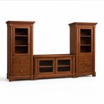 Tranquil Solid Wood Entertainment Unit | Custom Media Wall 0-4