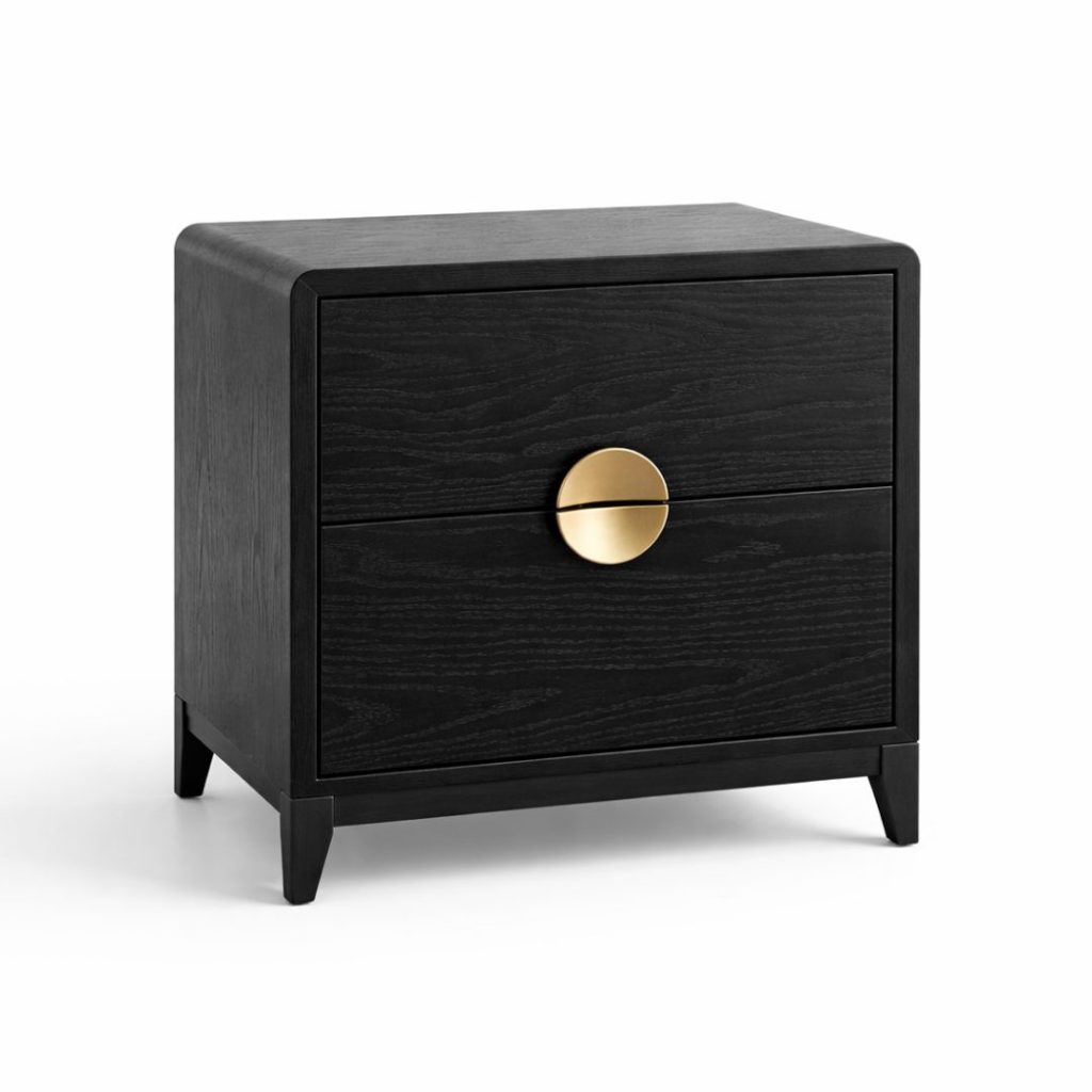 Haven Solid Wood Nightstand |  Modern Bedtable 00-01