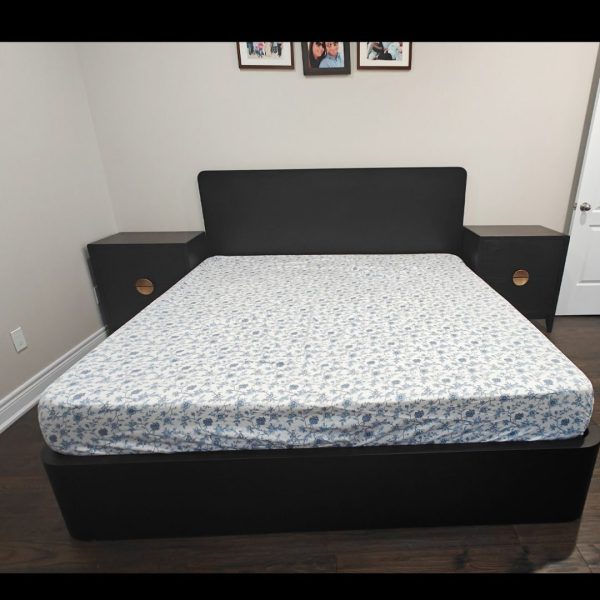Haven Solid Wood Lift-Up Storage Bed | Modern Platform Condo Bed 01-02