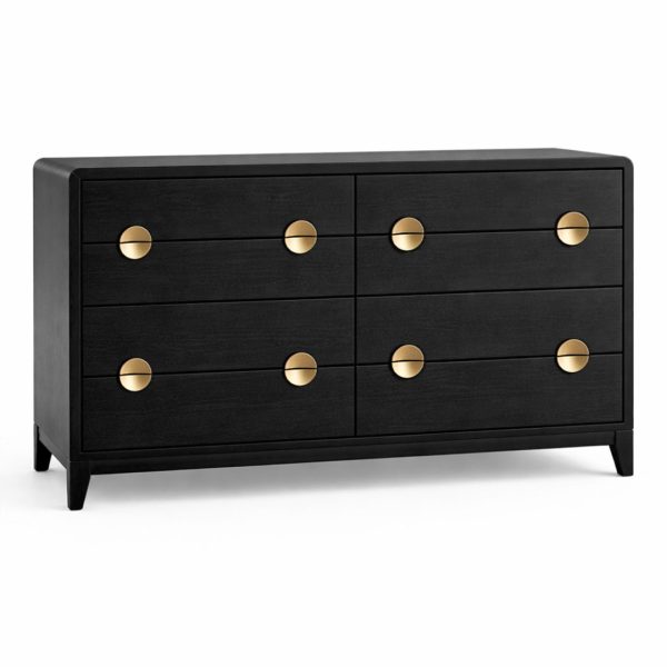 Haven Solid Wood 6 Drawer Dresser |  Modern Bedroom Storage 00-01