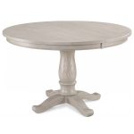 Heritage Solid Wood Round Dining Table | Classic Pedestal Base 00-01