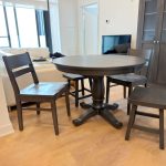 Heritage Solid Wood Round Dining Table | Classic Pedestal Base 01-01