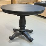 Heritage Solid Wood Round Dining Table | Classic Pedestal Base 01-02