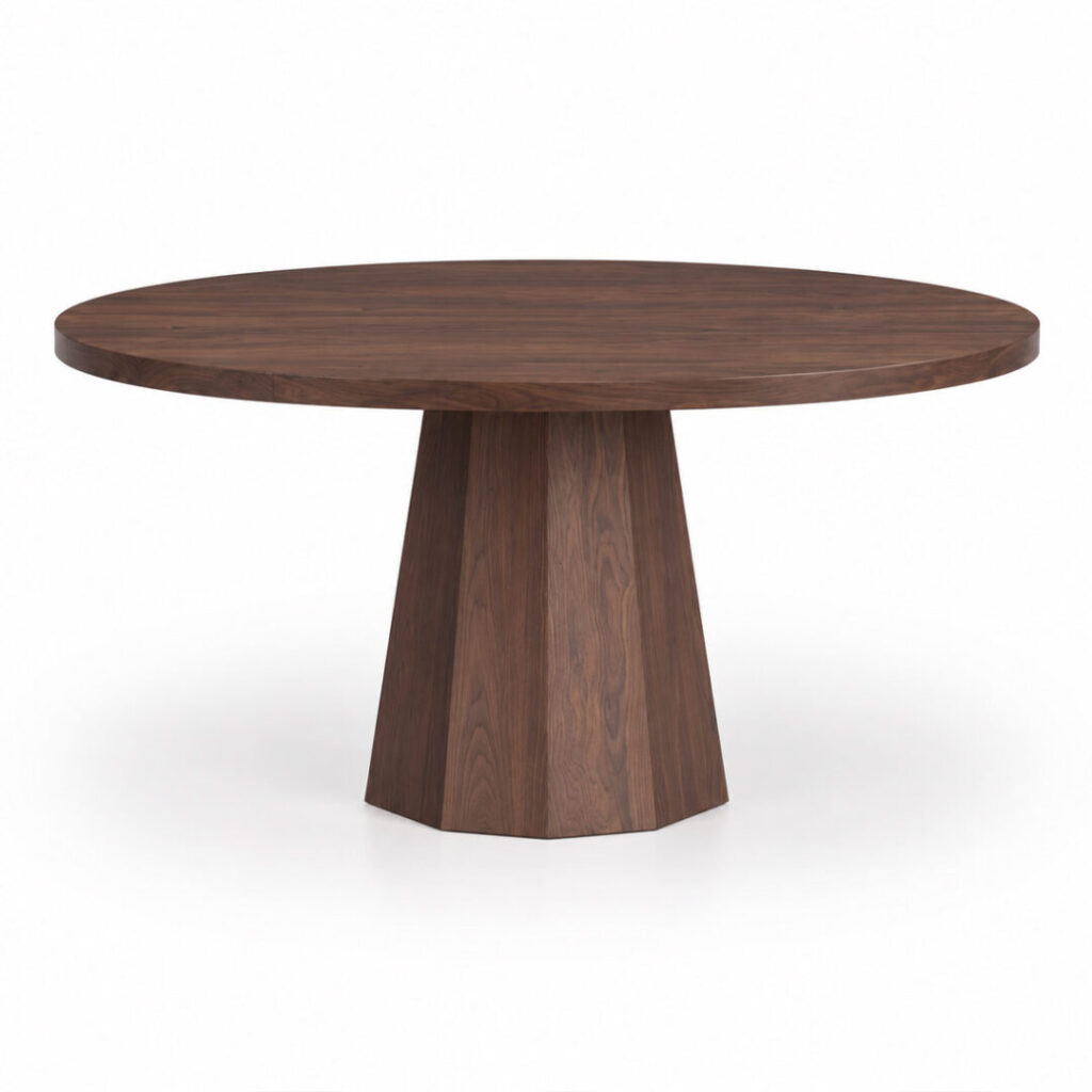 Atlas Solid Wood Round Table | Canadian Custom Extendable Dining Table 00-00