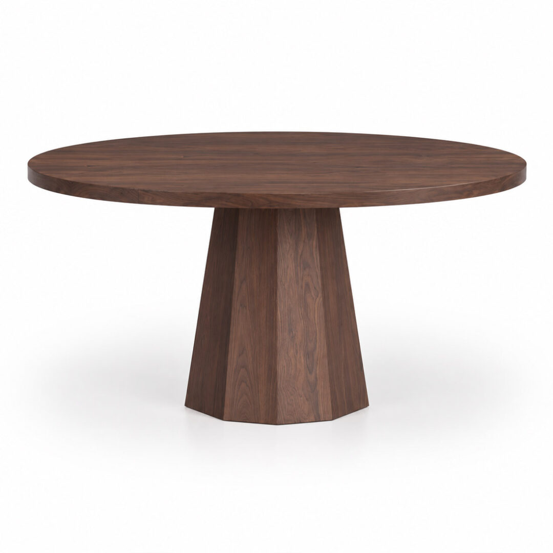 Atlas Table 00-00 Atlas Solid Wood Round Table | Canadian Custom Extendable Dining Table 00-00