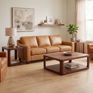Oslo Solid Wood Living Room Set | Custom Made in Canada 00-01